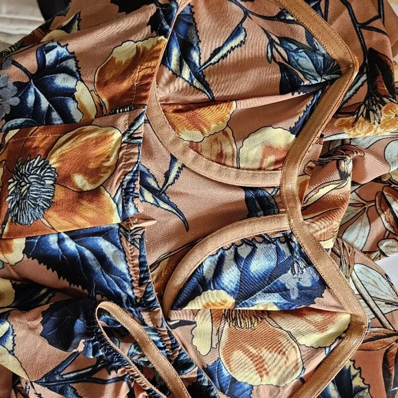 For Love And Lemons Flamenco Strapless Corset Floral Mini Dress Size Small. - Picture 16 of 16